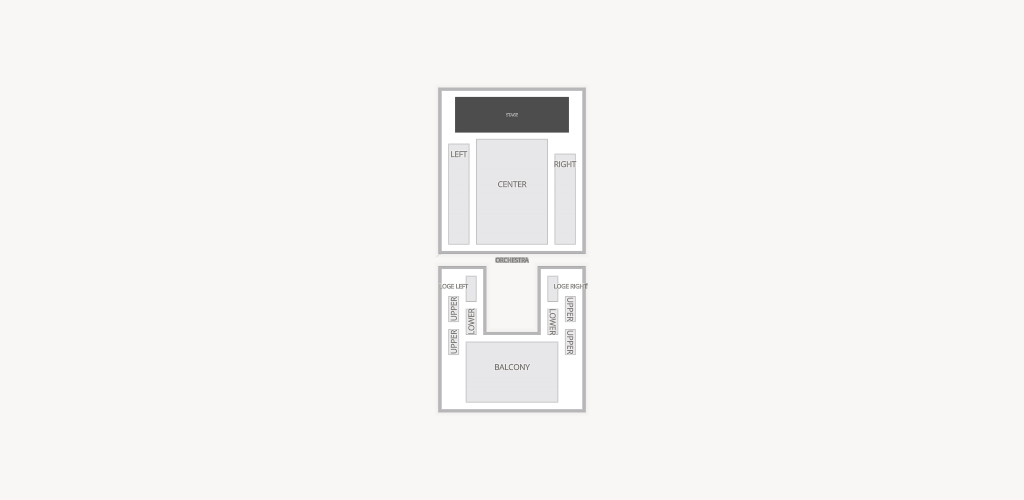 CAA Theatre Seating Chart