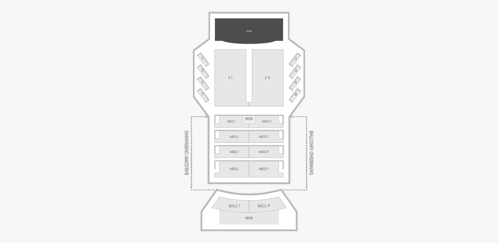 Cabaret du Casino de Montreal Seating Chart