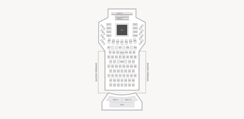 Cabaret du Casino de Montreal Seating Chart