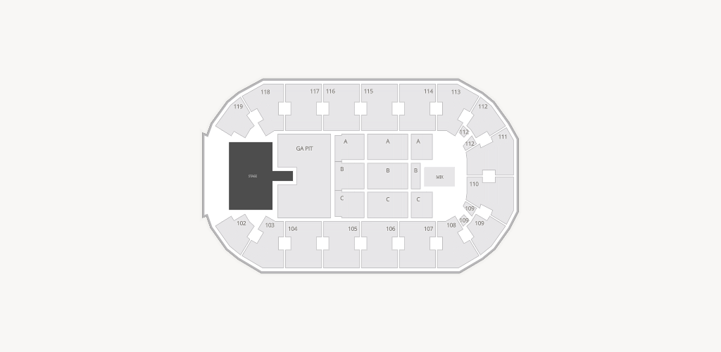 Cable Dahmer Arena Seating Chart