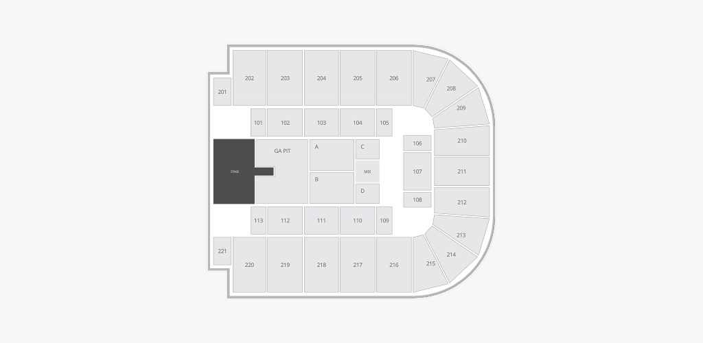 Cadence Bank Arena Seating Chart