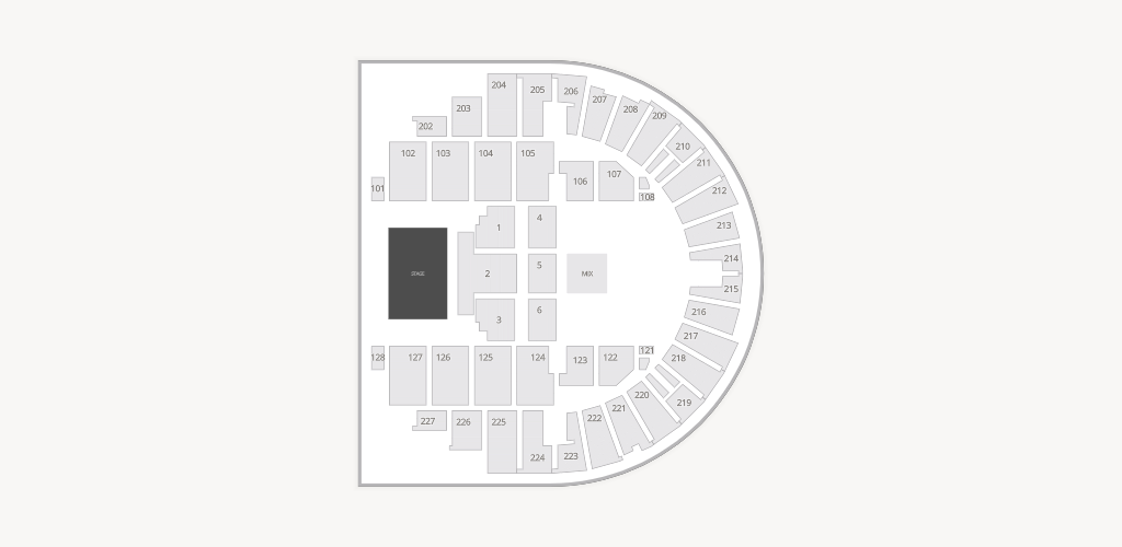 Cadence Bank Center Seating Chart