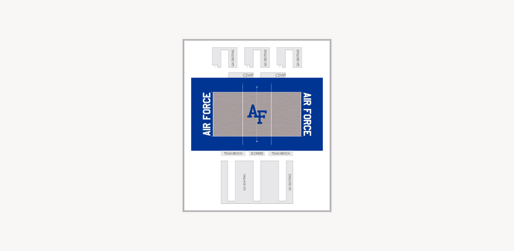 Cadet East Gym Seating Chart