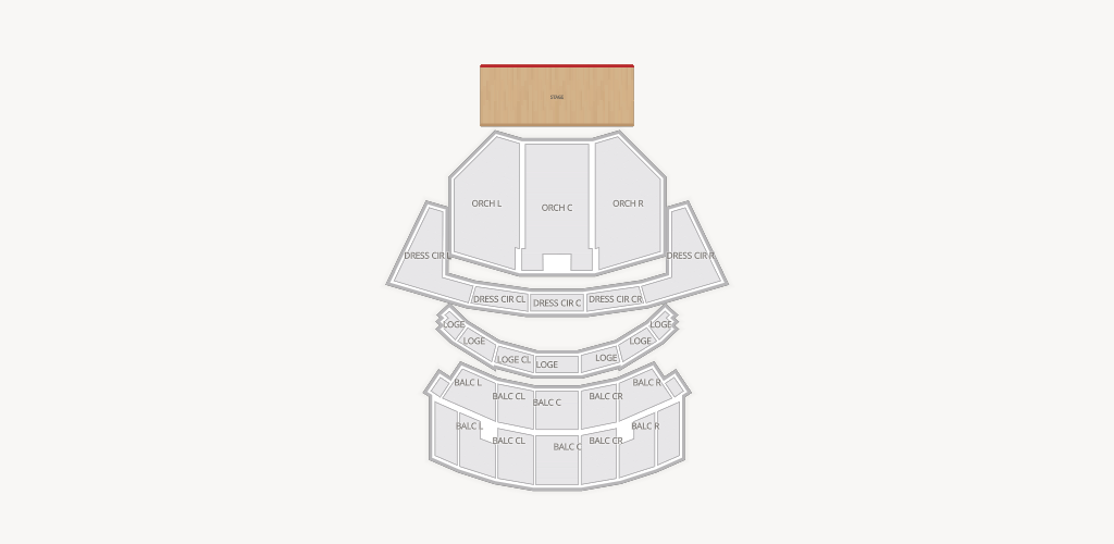 Cadillac Palace Theatre Seating Chart