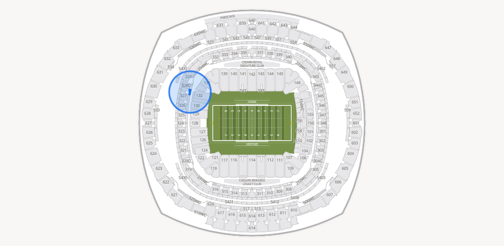 Caesars Superdome Seating Chart