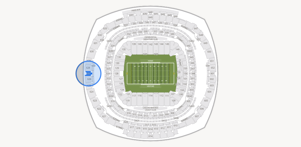 Caesars Superdome Seating Chart