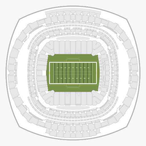 Caesars Superdome seating chart
