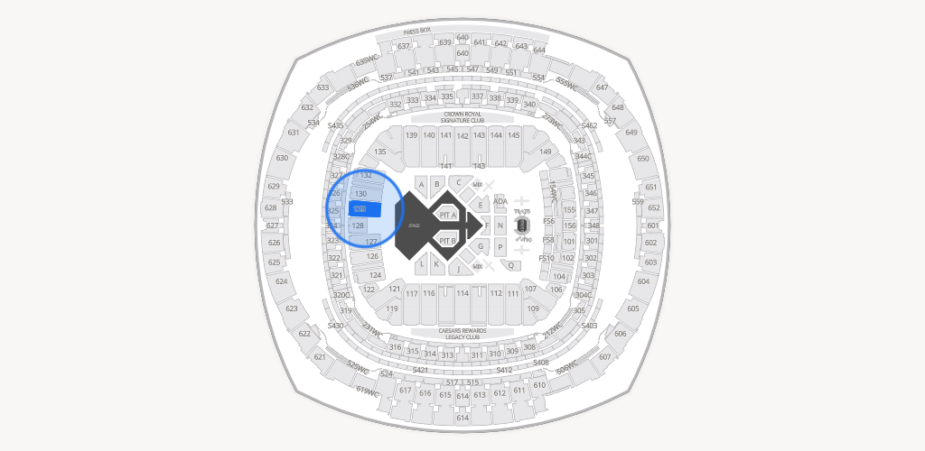 Caesars Superdome Seating Chart