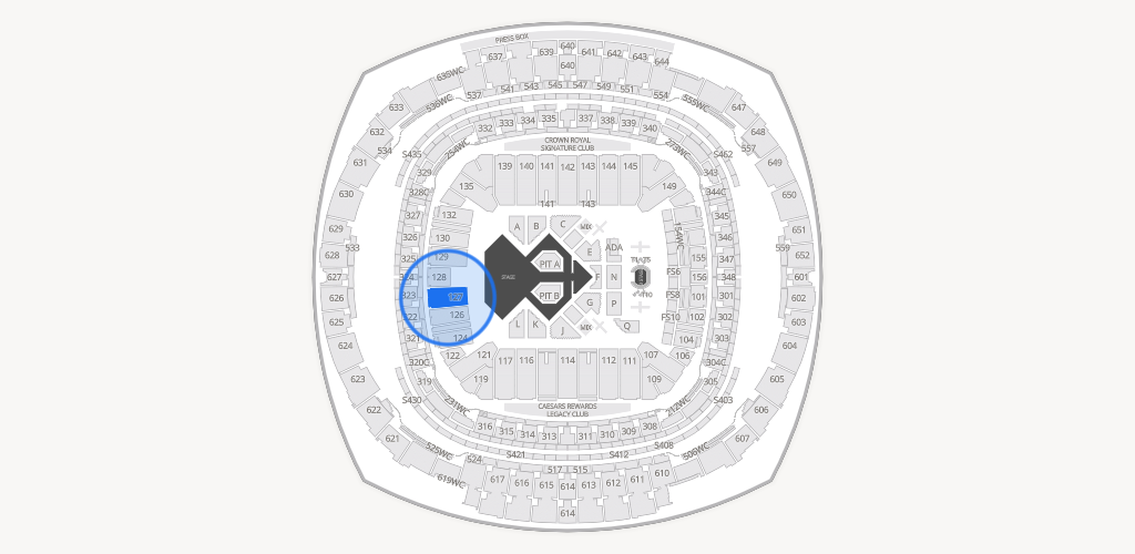 Caesars Superdome Seating Chart