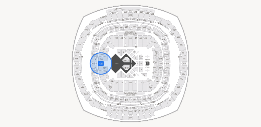 Caesars Superdome Seating Chart