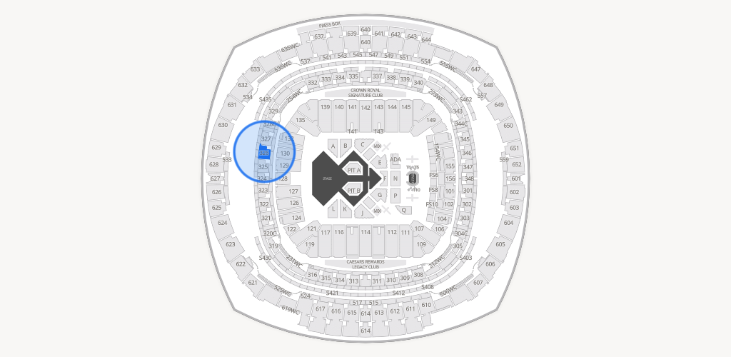 Caesars Superdome Seating Chart