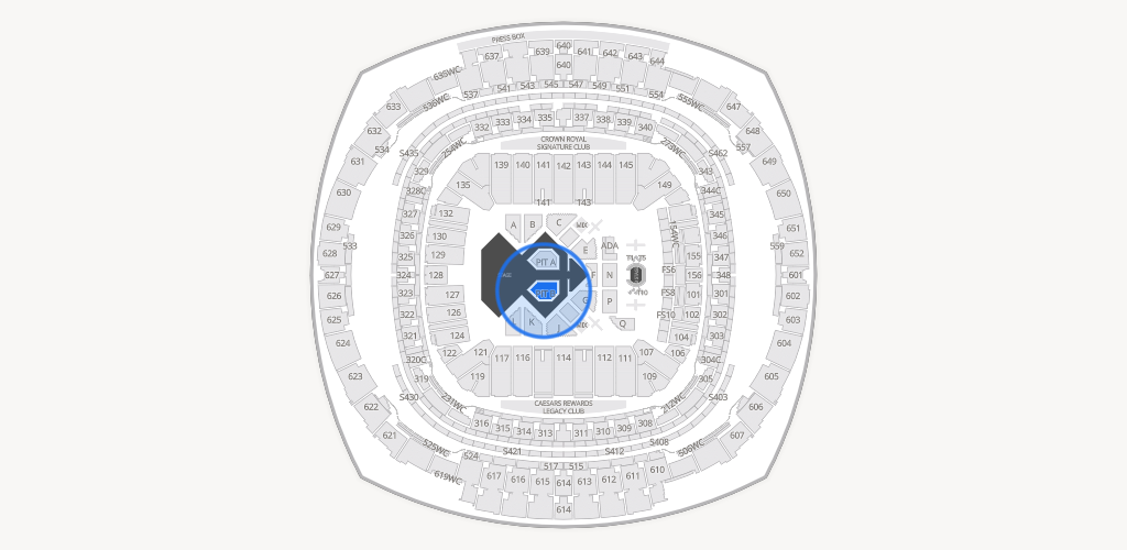 Caesars Superdome Seating Chart