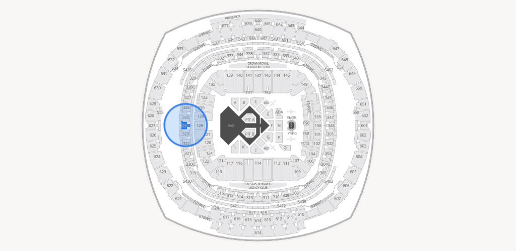 Caesars Superdome Seating Chart