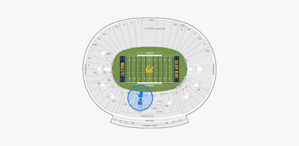 California Memorial Stadium Seating Chart