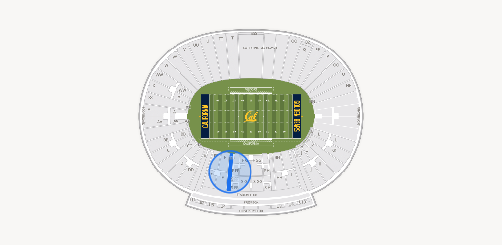 California Memorial Stadium Seating Chart