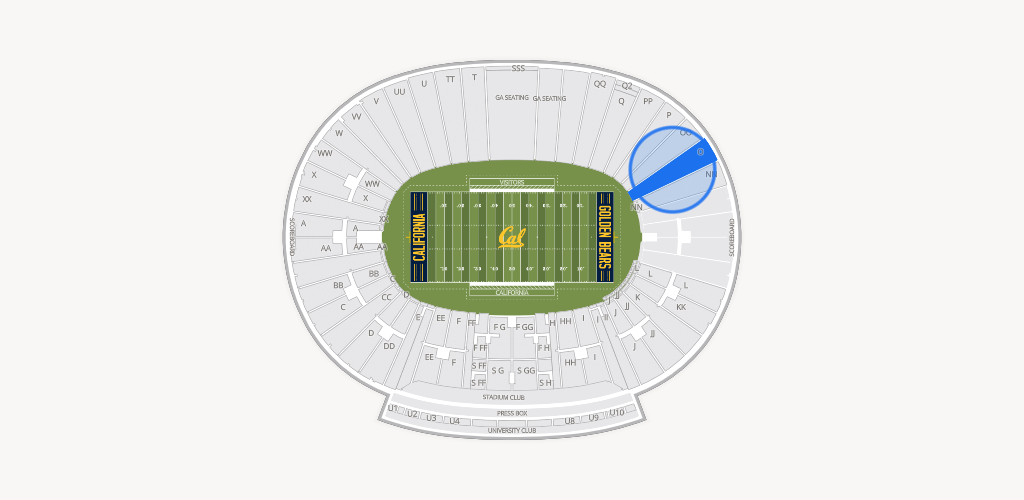 California Memorial Stadium Seating Chart