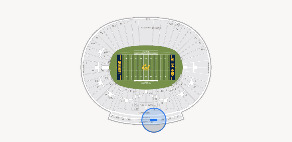 California Memorial Stadium Seating Chart