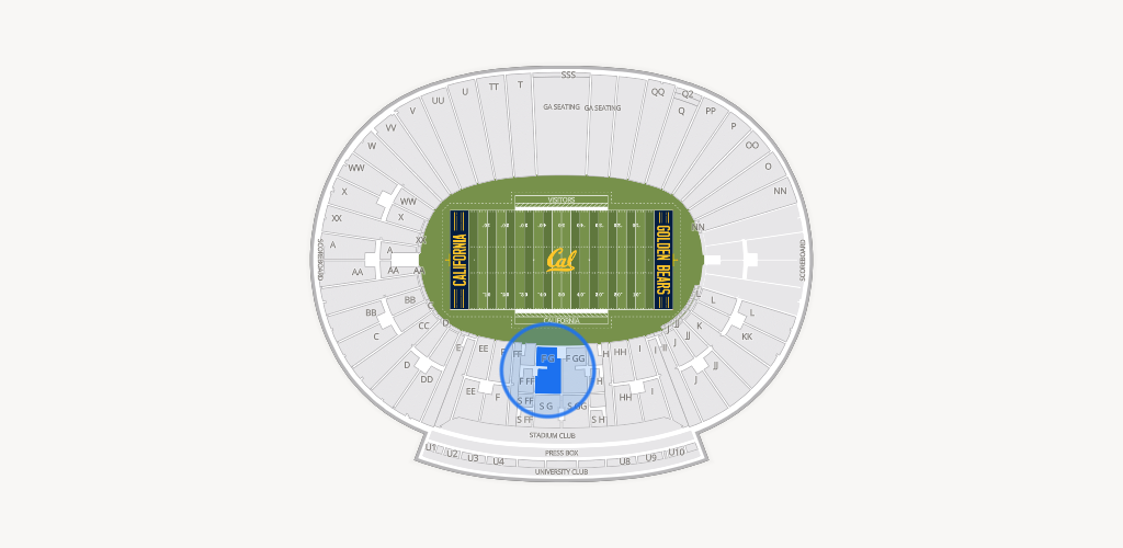 California Memorial Stadium Seating Chart