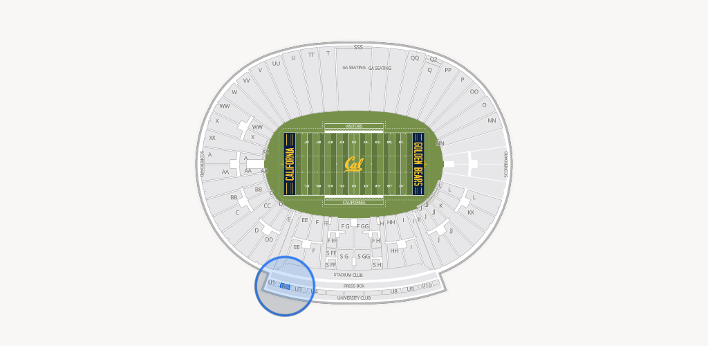 California Memorial Stadium Seating Chart