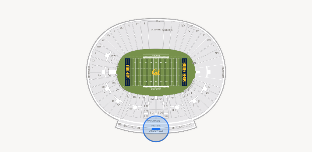 California Memorial Stadium Seating Chart