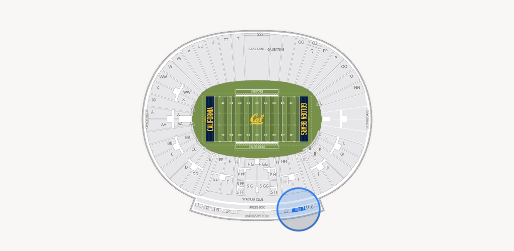 California Memorial Stadium Seating Chart