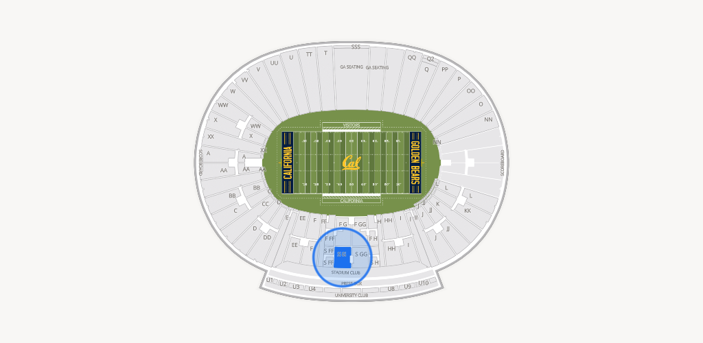 California Memorial Stadium Seating Chart
