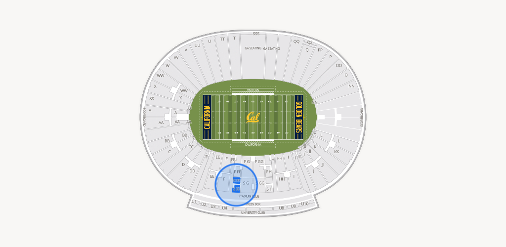 California Memorial Stadium Seating Chart