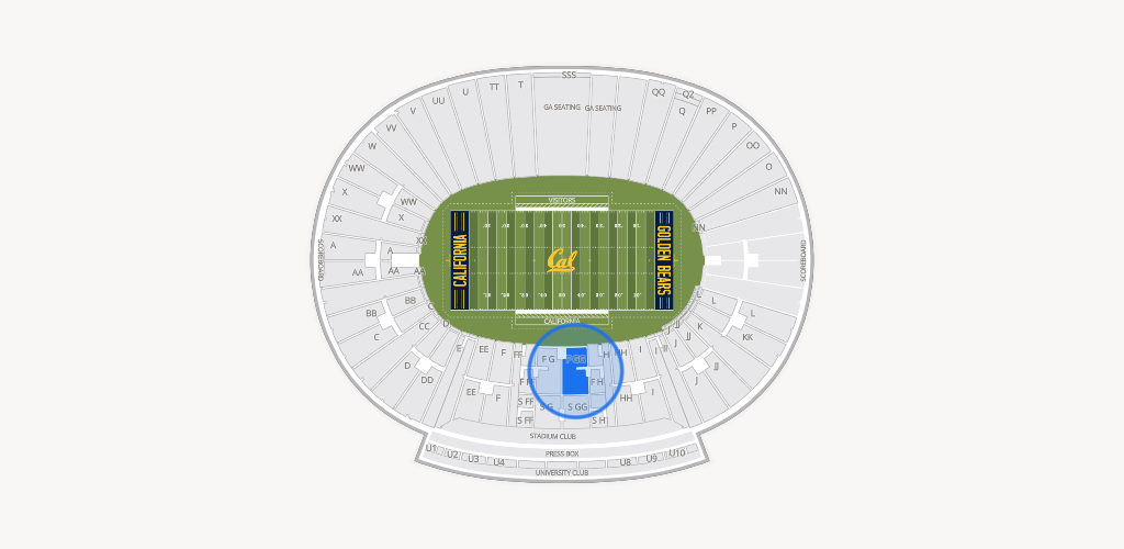 California Memorial Stadium Seating Chart