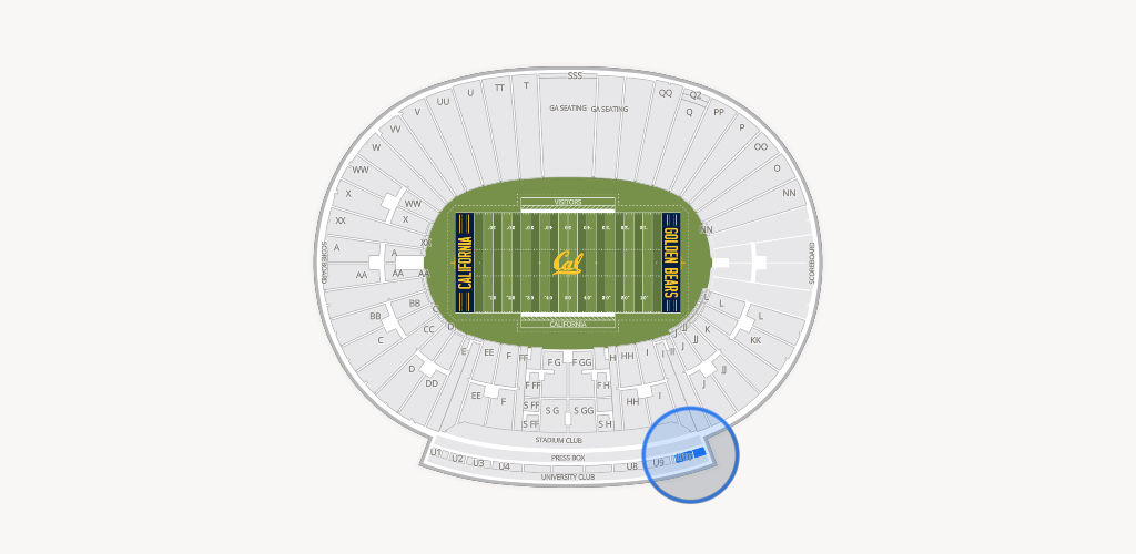 California Memorial Stadium Seating Chart