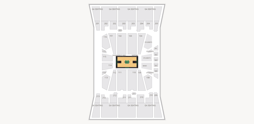 Cam Henderson Center Seating Chart