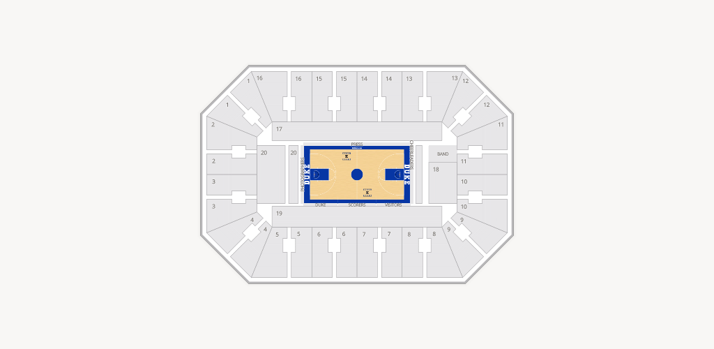 Cameron Indoor Stadium Seating Chart