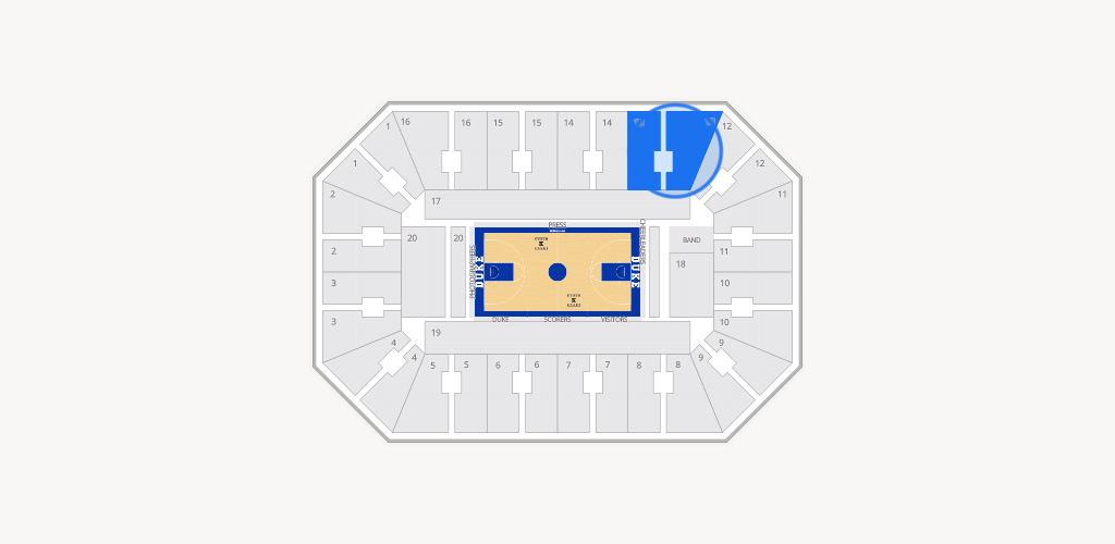 Cameron Indoor Stadium Seating Chart