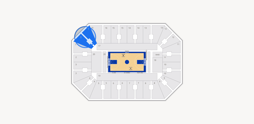 Cameron Indoor Stadium Seating Chart