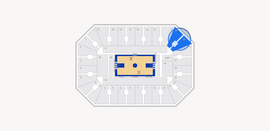 Cameron Indoor Stadium Seating Chart