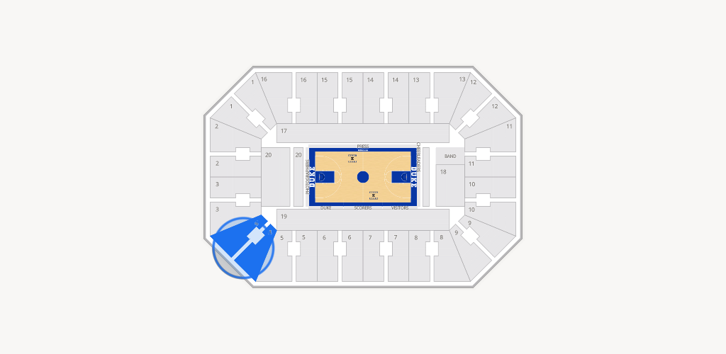 Cameron Indoor Stadium Seating Chart
