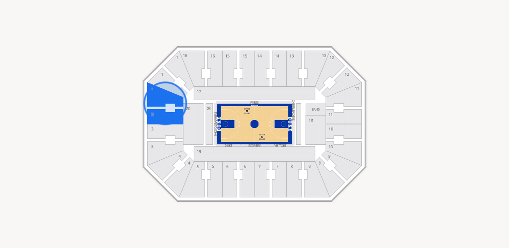 Cameron Indoor Stadium Seating Chart