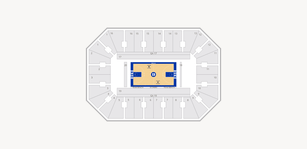 Cameron Indoor Stadium Seating Chart