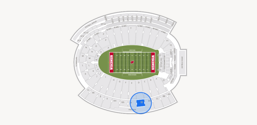 Camp Randall Stadium Seating Chart