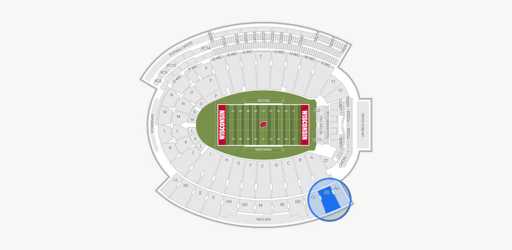 Camp Randall Stadium Seating Chart