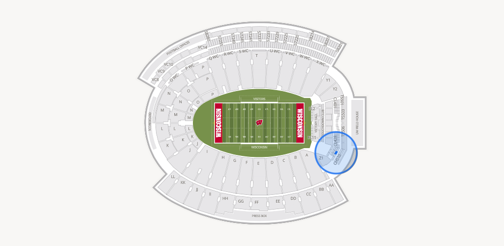 Camp Randall Stadium Seating Chart