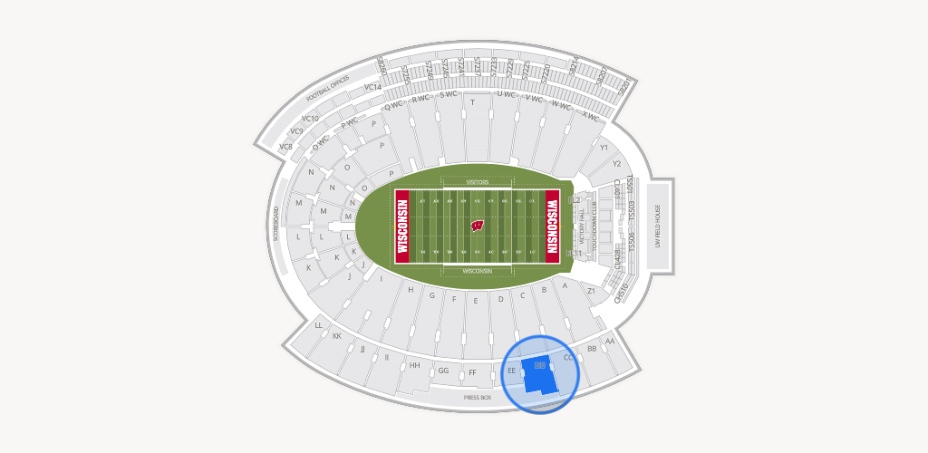Camp Randall Stadium Seating Chart