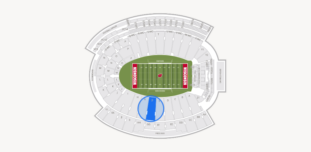 Camp Randall Stadium Seating Chart