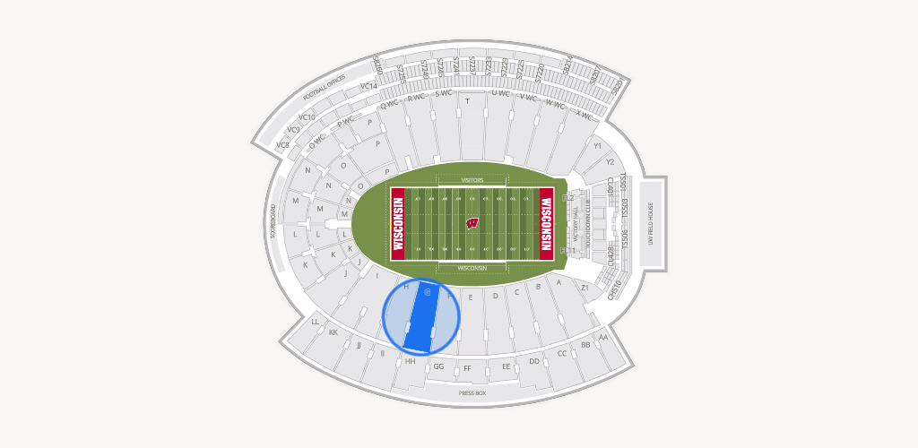 Camp Randall Stadium Seating Chart
