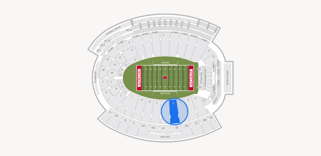 Camp Randall Stadium Seating Chart