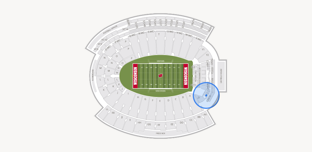 Camp Randall Stadium Seating Chart
