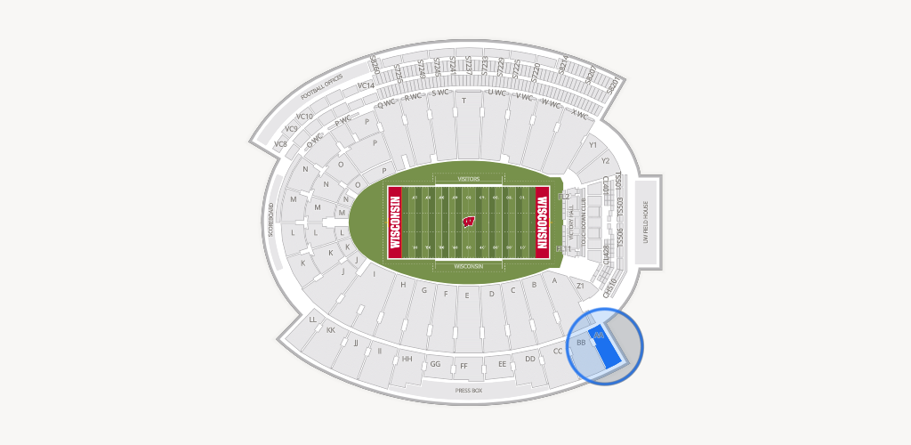 Camp Randall Stadium Seating Chart