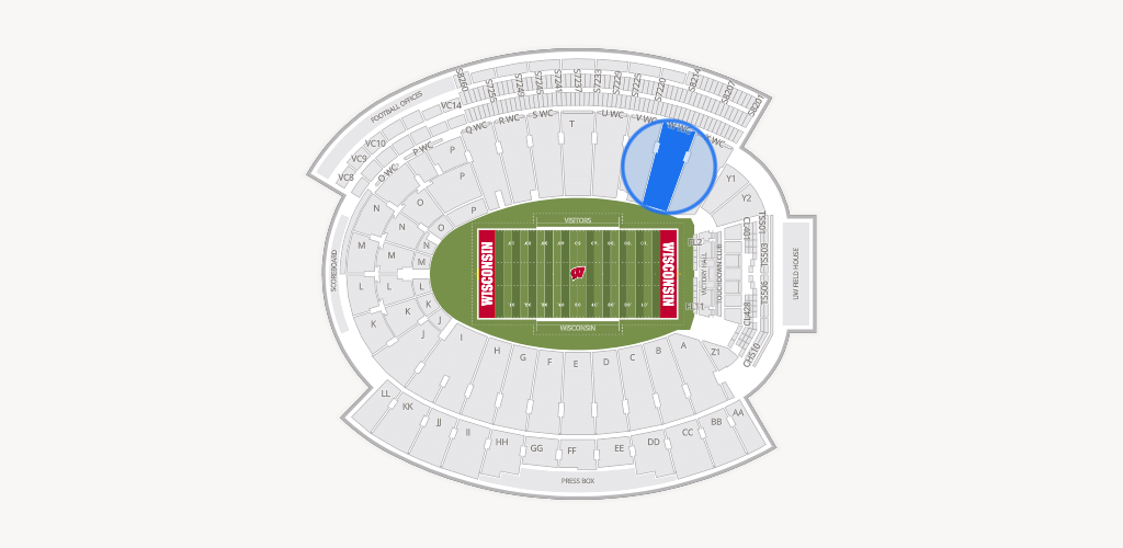 Camp Randall Stadium Seating Chart