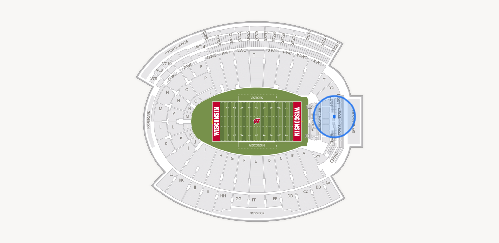 Camp Randall Stadium Seating Chart