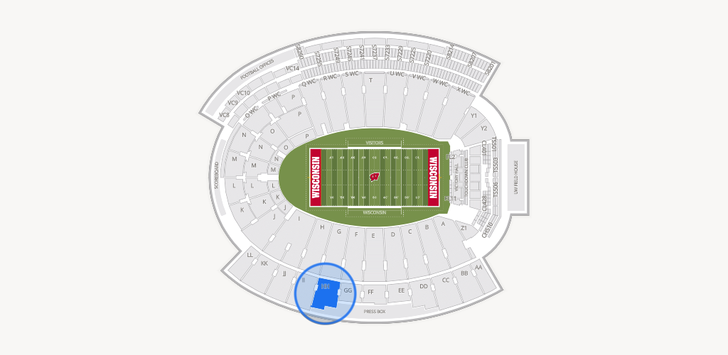 Camp Randall Stadium Seating Chart
