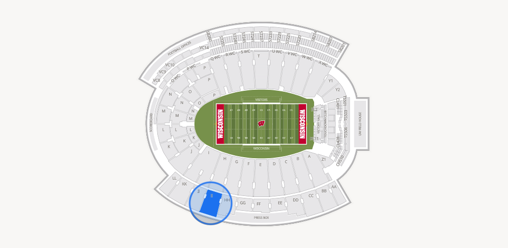 Camp Randall Stadium Seating Chart